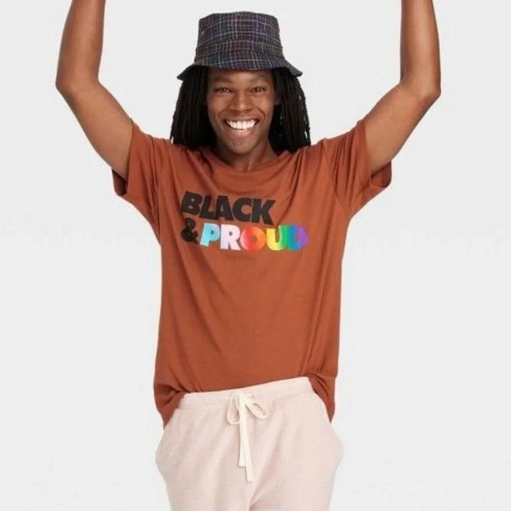 TARGET Take Pride Black‎ and Proud T-Shirt Unisex XS
